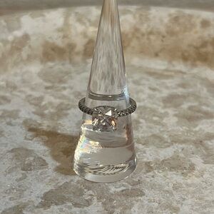 3 Carat Cushion Cut Cubic Zirconia 925 Sterling Silver Ring